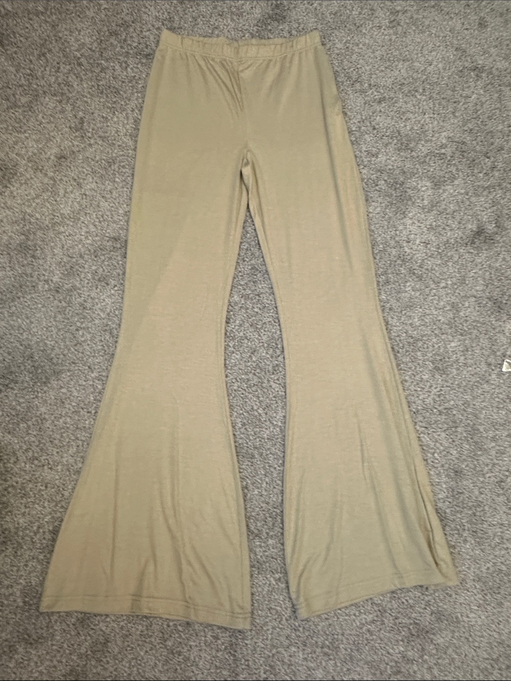 Missguided Olive Green Flare Lounge Pants